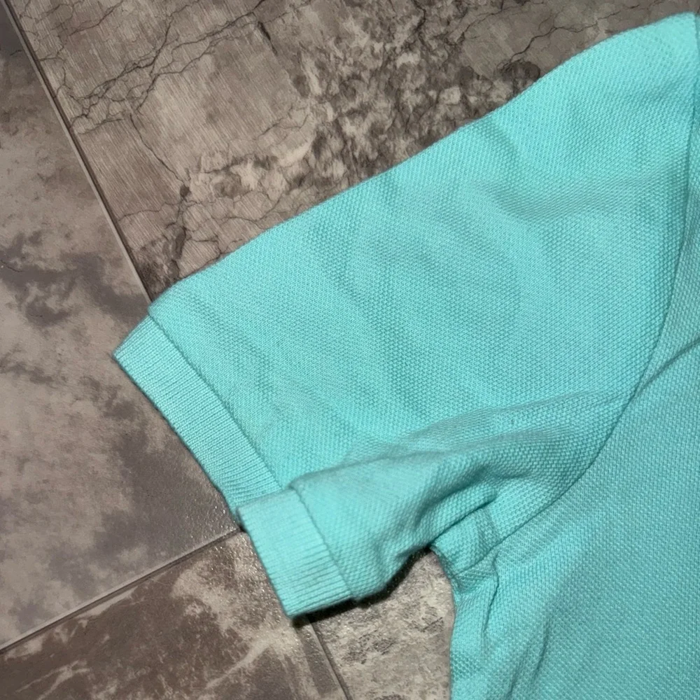 The Children’s Place Boys Aqua Pique Polo Shirt Size 4T